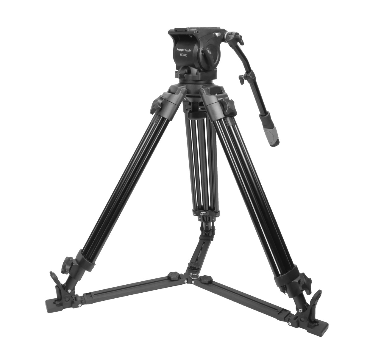 Affordable Fluid Head Heavy Duty Tripod 30lb Prompter People