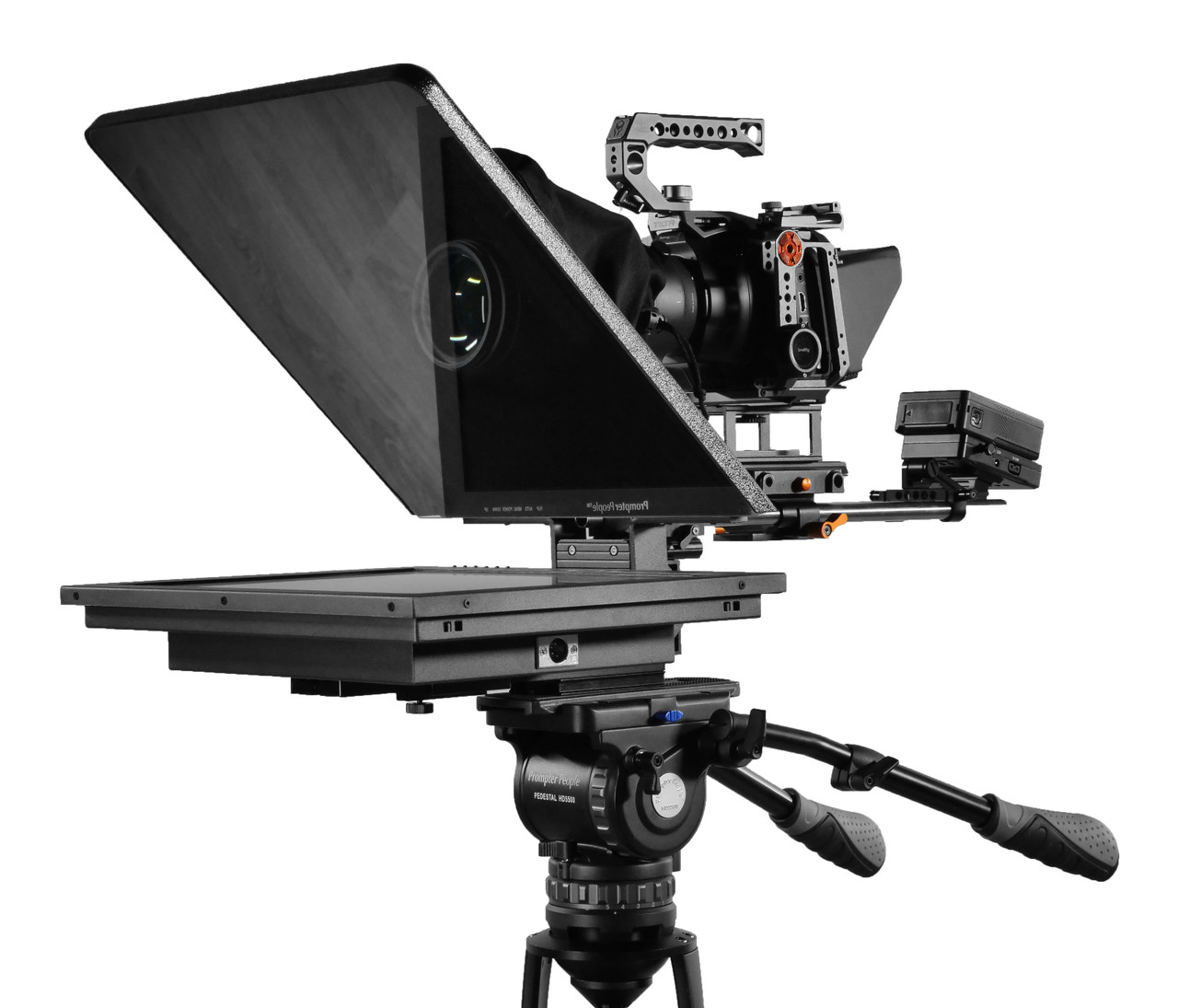 Flex Plus 15mm Rail Mount Teleprompter Series - Prompter People