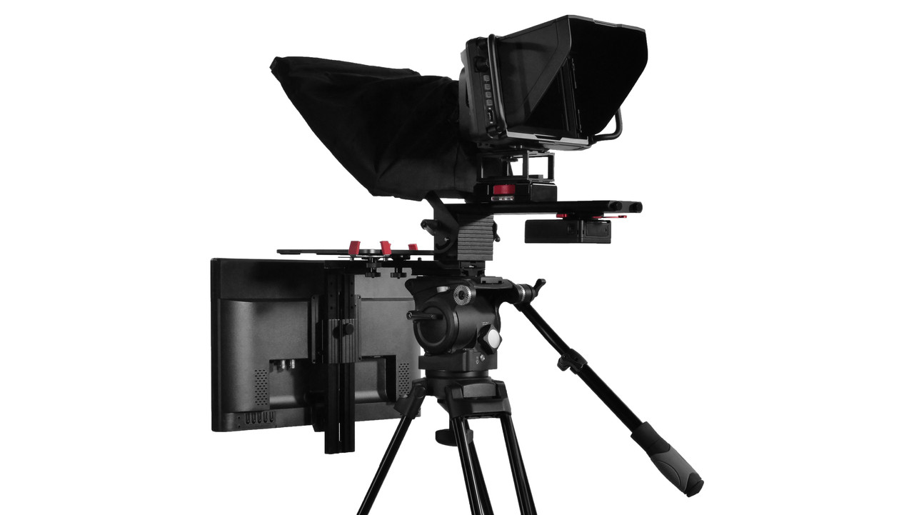 Prompter Pal Pro - iPad | Tablet Talent Monitor Teleprompter - V-Mount Plate - WS
