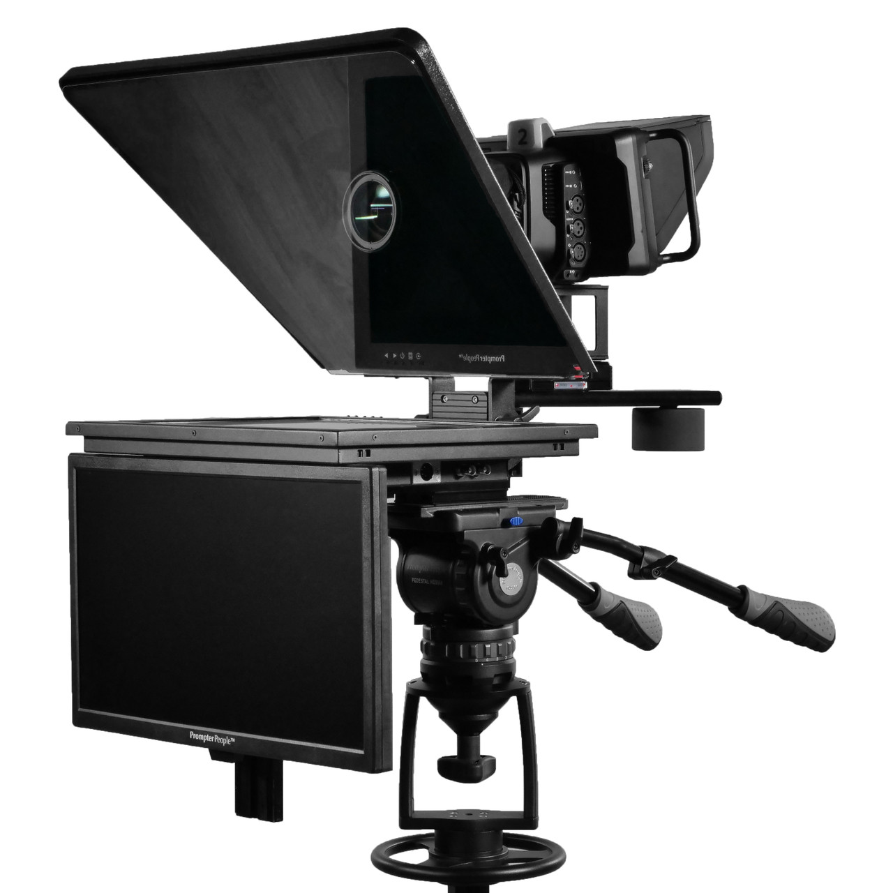 Flex Plus Talent Monitor Teleprompter | 17" 1000 NIT High Bright Prompting Monitor 3G-SDI | HDMI | VGA with 18.5" Color Accurate RGB IPS 3G-SDI Talent Monitor