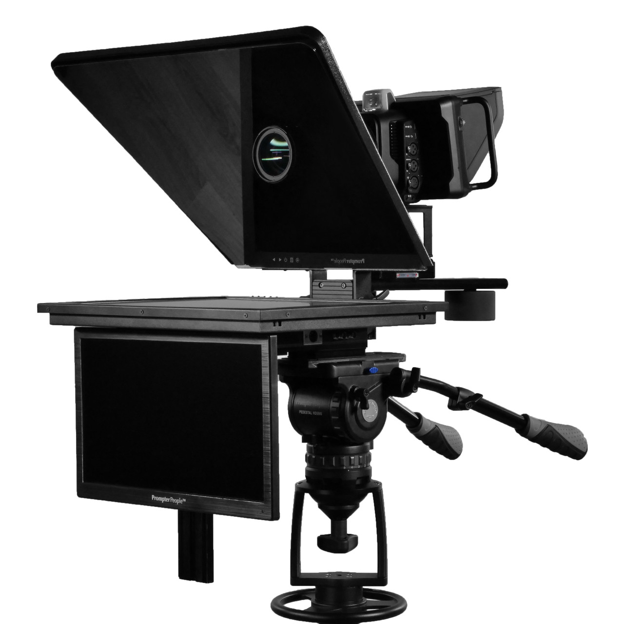Flex Plus Talent Monitor Teleprompter | 19" 1000 NIT High Bright Prompting Monitor 3G-SDI | HDMI | VGA with 15.6" Color Accurate RGB IPS 3G-SDI Talent Monitor