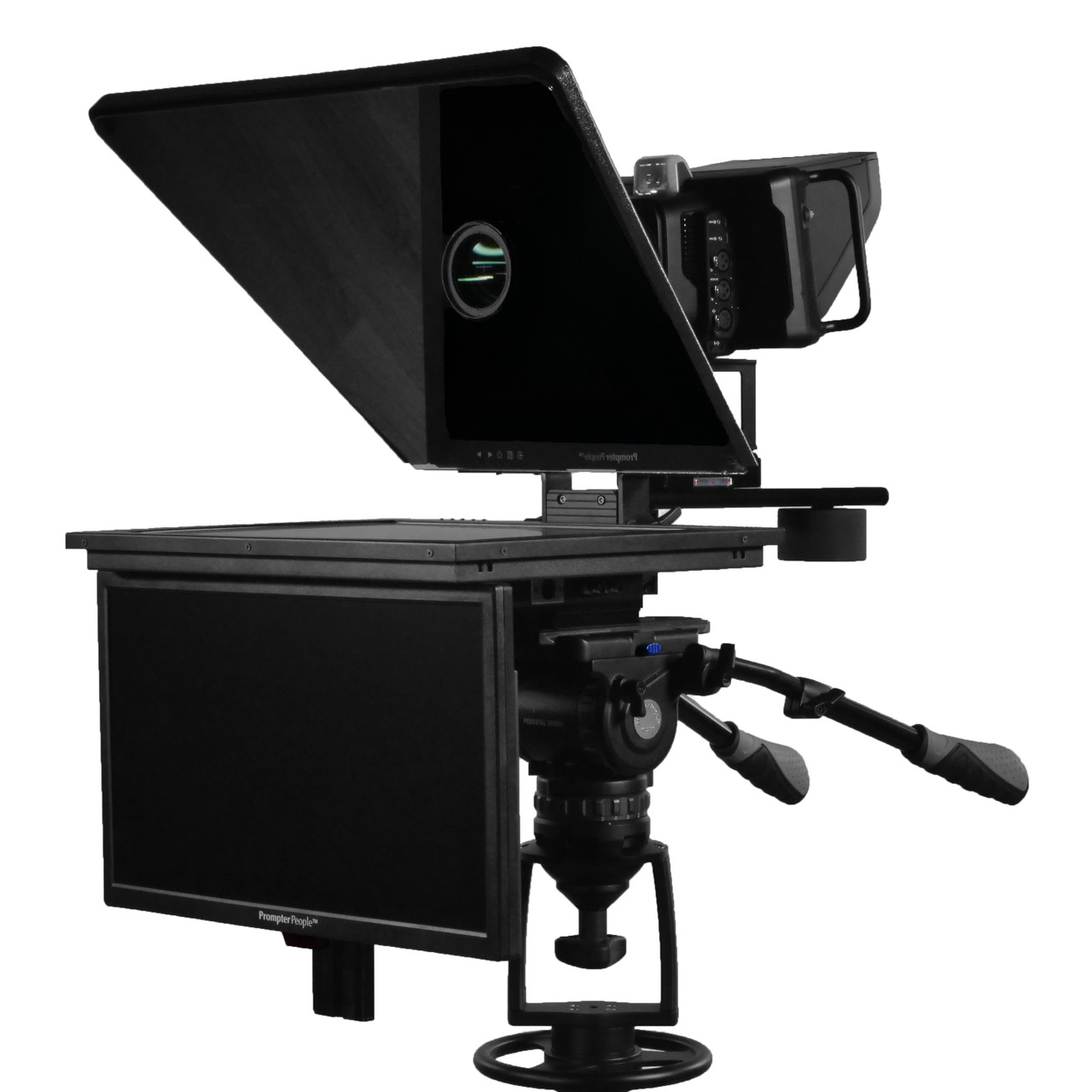 Flex Plus Talent Monitor Teleprompter | 19" 1000 NIT High Bright Prompting Monitor 3G-SDI | HDMI | VGA with 18.5" Color Accurate RGB IPS 3G-SDI Talent Monitor