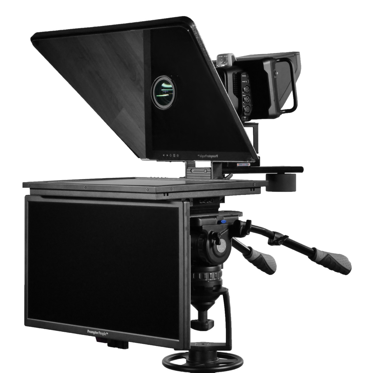 Flex Plus Talent Monitor Teleprompter | 19" 1000 NIT High Bright Prompting Monitor 3G-SDI | HDMI | VGA with 21.5" Color Accurate RGB IPS 3G-SDI Talent Monitor