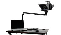 Pocket Cue FreeFly | Desktop Streaming Teleprompter | Smartphone Model with Camera Mounted