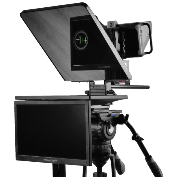 Flex Plus 16:9 15" RGB IPS | 3G-SDI | HDMI Teleprompter with Signal - Full Screen - Talent Monitor Teleprompter