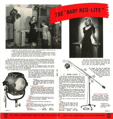 Painting with Light for Better Pictures, by Bardwell & McAlister, The Baby-Keg Light.