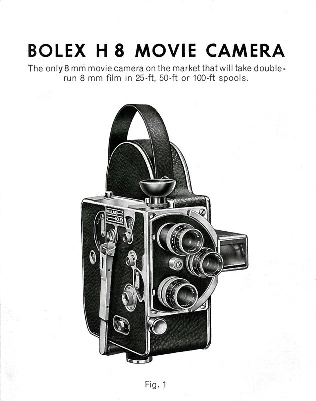 ORIGINAL PILLARD-BOLEX Synchronizer 18-5 camera Owner's Manual Instruction guide 