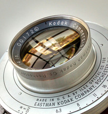 Kodak 14 Inch f/6.3 Commercial Ektar Lens in No. 5 Ilex Universal Synchro Shutter