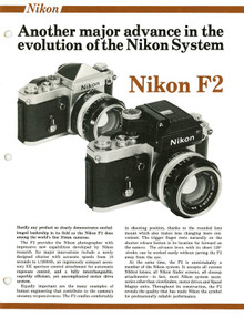 Nikon F2 - The Evolution of the Nikon System - 1976 Sales Sheets - Free Download
