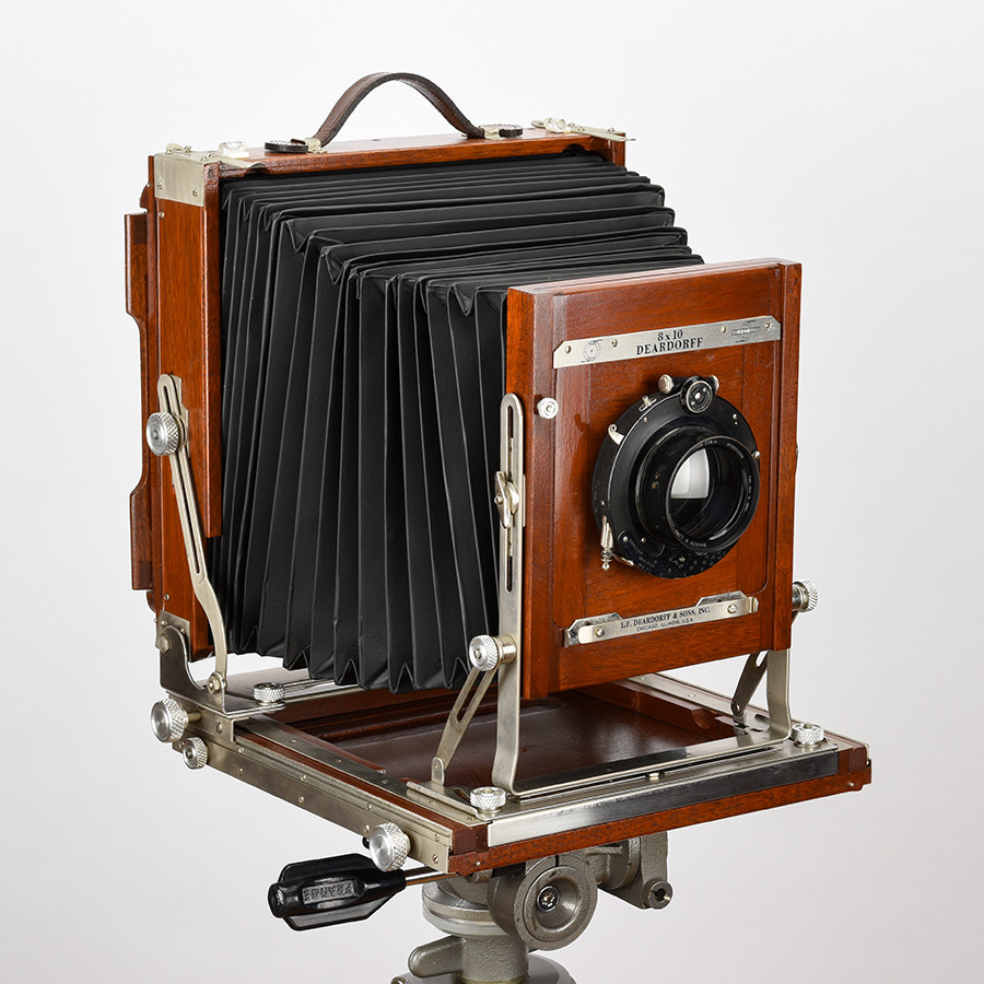 8x10 Deardorff View Camera V8 with Zeiss Protar Series VII Convertible Lens