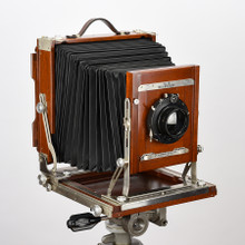 8x10 Deardorff View Camera V8 with Bausch & Lomb Zeiss Protar Series VII Triple Convertible Lens
