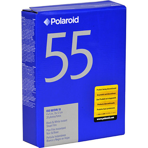 Polaroid Type 55 4x5 in Positive/Negative Instant Film (1) 20 Sheet Box -  Surplus Camera Gear