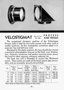 Velostigmat Process Lenses and Prisms - Free Download