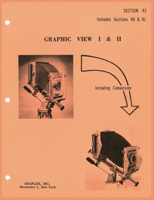 SECTION 42 - Graflex Graphic View Camera I & II Service Instructions & Parts Catalog - Free Download