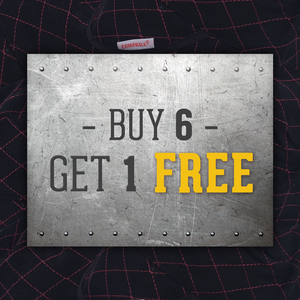 Black Quilted: Buy 6, Get 1 Free
