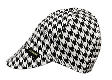 Black & White Houndstooth Welding Cap