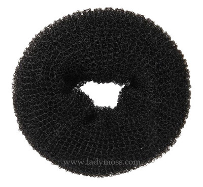 Shop Large Black Hair Bun Donut at Ladymoss.com!