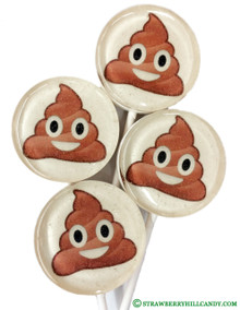 Emoji Poop Lollipop