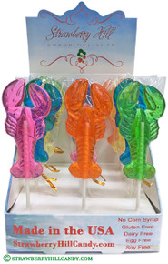 Rainbow Lobster Lollipop