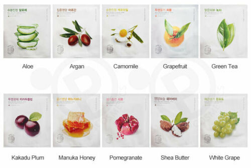 Nature Republic Real Nature Hydrogel Mask 10 Option Choice 5 Pack Hyodo Us