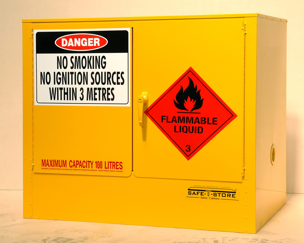 Flammable Liquid Storage Cabinet Steel 100 Litres Thermoline