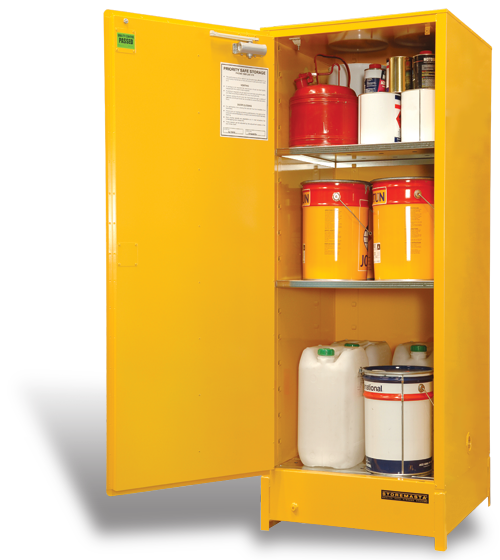 Flammable Liquid Storage Cabinet Vertical Space Saver 250 Litres