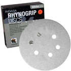 6" 6 Hole Rhynogrip Hook & Loop Discs (Box of 50) | 180 Grit AP | Indasa 62-180