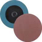 2" Quick Change Sanding Disc (Box Qty: 100) | Type R | 36 Grit Aluminum Oxide | LVA RD20AO-36