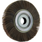 8" x 2" x 1" Flap Wheel on Flange | 120 Grit Aluminum Oxide | LVA FW800200D120AO