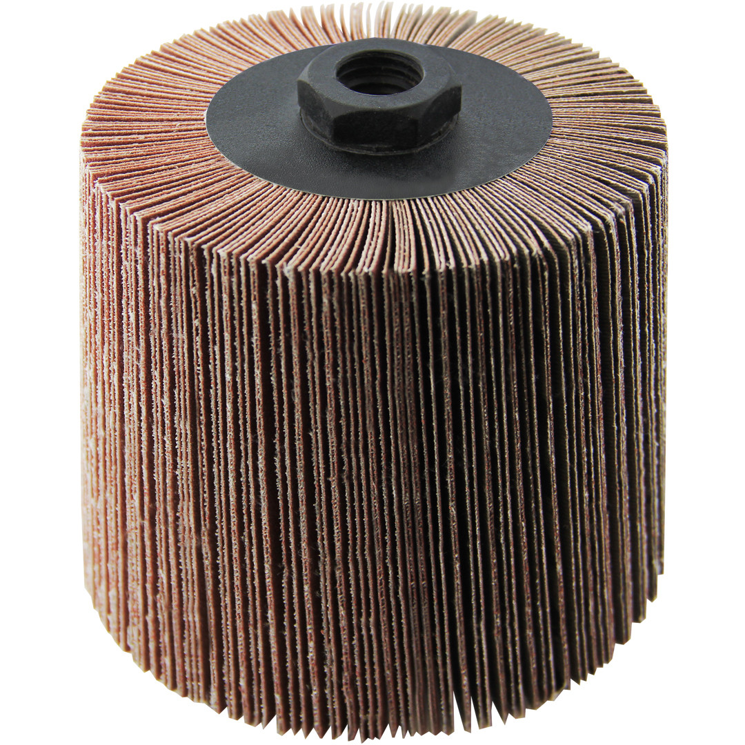 Wendt 323103 4 x 4 x 5/811 In. Threaded Abrasive Flap Wheel Drum