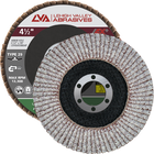 4 1/2" x 7/8" Flap Disc for Aluminum Type 29 Conical | 40 Grit T29 | LVA CFCAS45S040AP