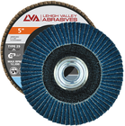 5" x 5/8"-11 Threaded Zirconia Flap Disc Type 29 Conical | 24 Grit T29 | LVA CFCTS50S024ZX