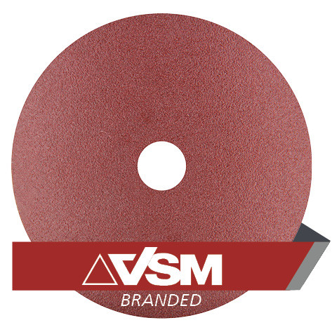 VSM KF708 4.5" x 7/8 Resin Fiber Sanding/Grinding Discs 36 Grit Qty.50 Per Box