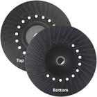 5" Plastic Backing Pad w/ Nut for Resin Fiber Discs | LVA RFBP92610