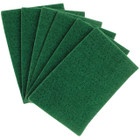 6" x 9" Hand Pad Non-Woven Industrial Scouring A/O (Green) | LVA HP-GREEN