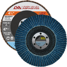 4.5" x 7/8" Zirconia High Density Flap Disc Type 29 Conical | 40 Grit T29 | LVA CFCAS45J040ZX