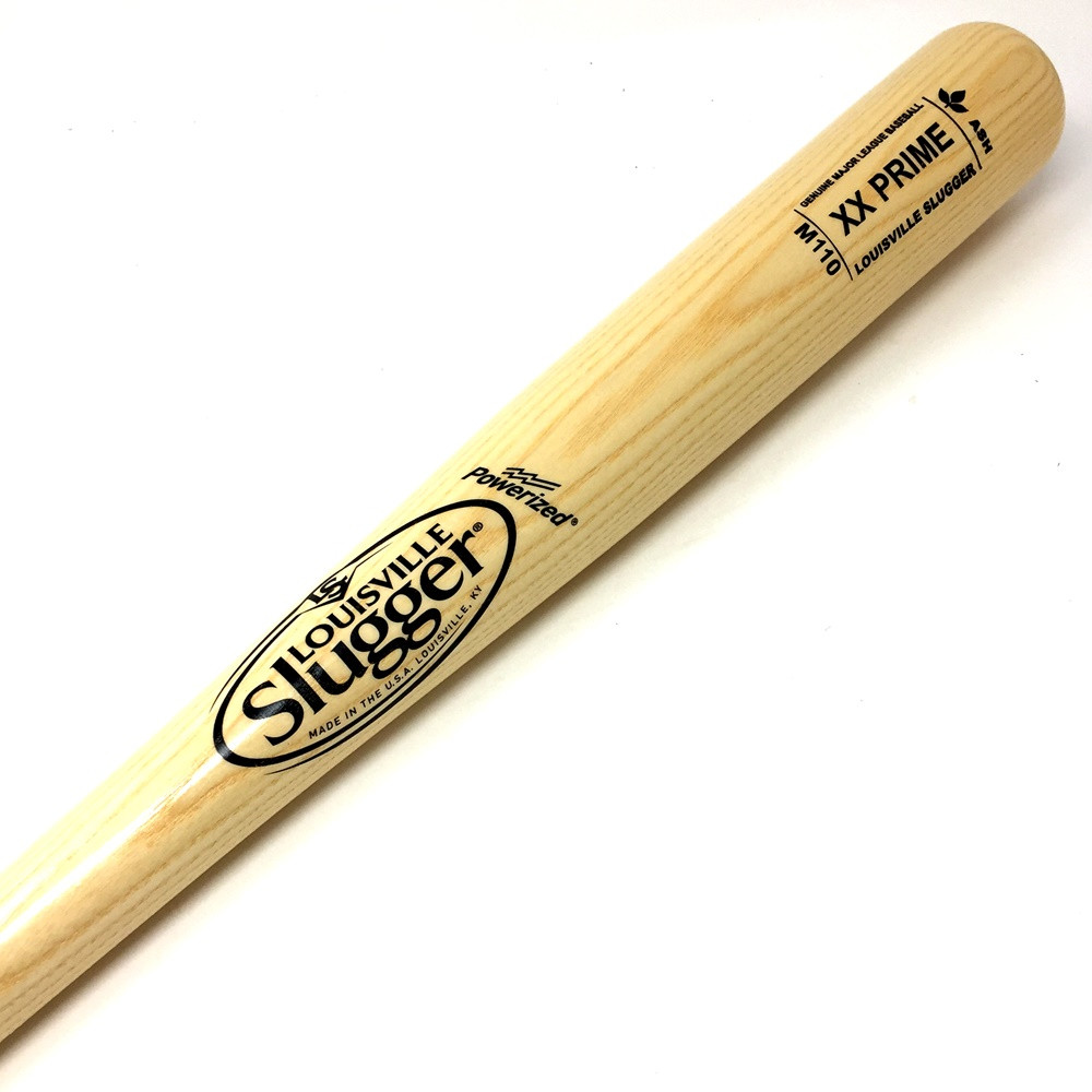 Louisville Slugger XX Prime Ash Pro M110 Cupped Wood Baseball Bat 33.5 - Ballgloves