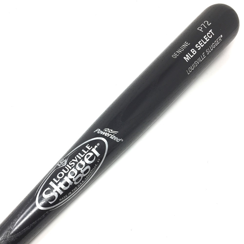 Louisville Slugger P72 MLB Select Ash Black Wood Baseball Bat (33 inch