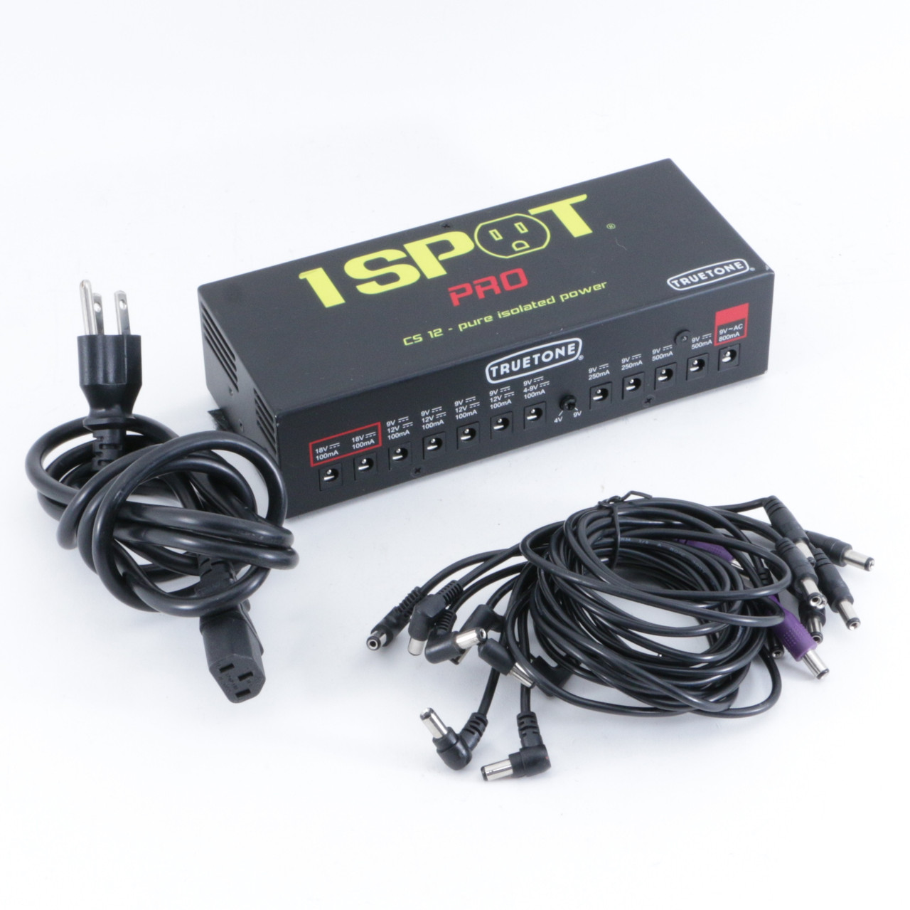TrueTone CS12 1 Spot Pro Guitar Effects Power Supply & PSA P-10334