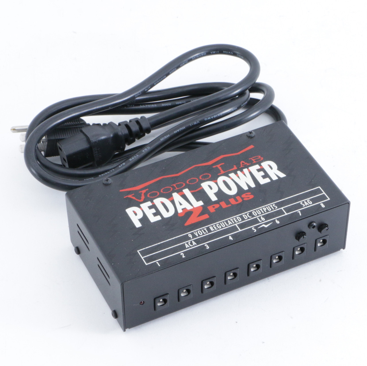 Voodoo Lab Pedal Power 2 Plus Guitar Effects Power Supply Psa P 107