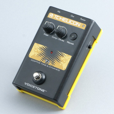 TC Helicon T1 Adaptive Tone & Dynamics Vocal Effects Pedal P-27410