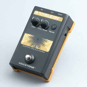 TC Helicon T1 Adaptive Tone & Dynamics  Vocal Effects Pedal P-27945