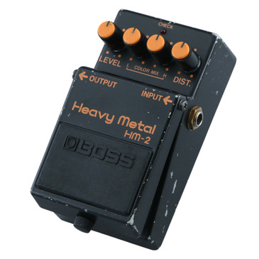1984 Boss Japan HM-2 Heavy Metal Distortion Guitar Effects Pedal P-28271