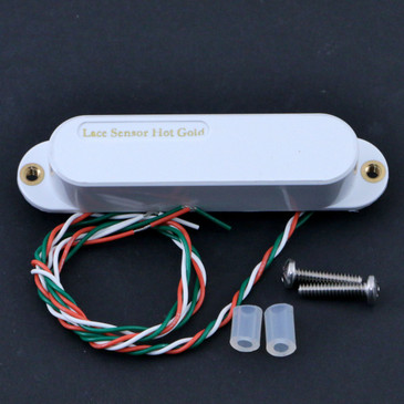 Open Box Lace Sensor Hot Gold Mid/Neck  Single Coil Guitar Pickup White
