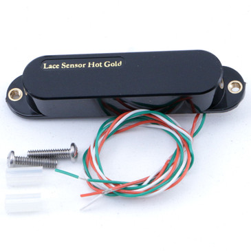 Open Box Lace Sensor Hot Gold Mid/Neck  Single Coil Guitar Pickup Black