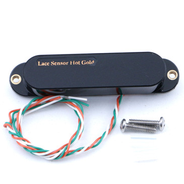 Open Box Lace Sensor Hot Gold Bridge Single Coil Guitar Pickup Black