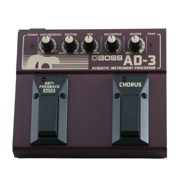 Boss AD-3 Acoustic Instrument Processor Guitar Effects Pedal P-29281