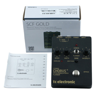 TC Electronic SCF Gold Stereo Chorus+ Guitar Effects Pedal P-29381