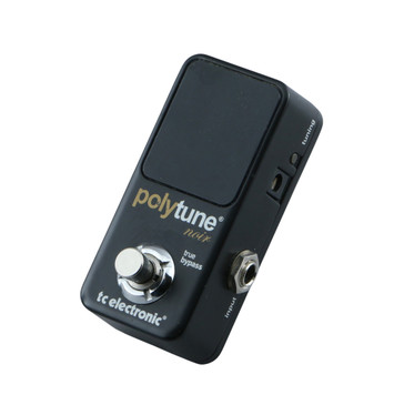 TC Electronic Polytune Noir Tuner Guitar Effects Pedal P-29486