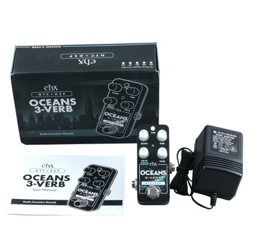 Electro-Harmonix Oceans 3-Verb Reverb Guitar Effects Pedal P-29501